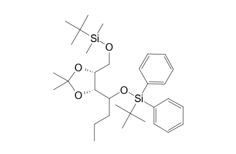 (4R,5R)-2,2-Dimethyl-4-(tert-Butyldimethylsiloxymethyl)-5-[1-(tert-butyldiphenylsilyloxy)butyl][1,3]dioxolane