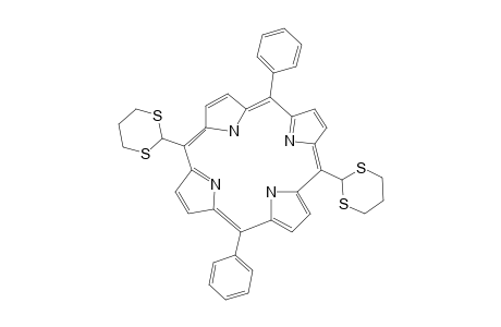 5,15-BIS-(1,3-DITHIAN-2-YL)-10,20-DIPHENYLPORPHYRIN