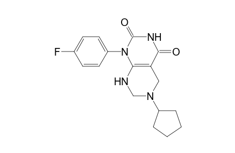 6-cyclopentyl-1-(4-fluorophenyl)-1H,2H,3H,4H,5H,6H,7H,8H-[1,3]diazino[4,5-d]pyrimidine-2,4-dione