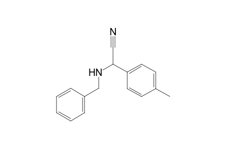 2-(Benzylamino)-2-(p-tolyl)acetonitrile