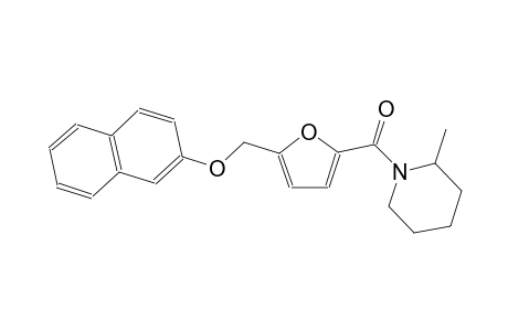 2-methyl-1-{5-[(2-naphthyloxy)methyl]-2-furoyl}piperidine