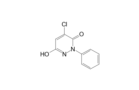 4-chloro-6-hydroxy-2-phenyl-3(2H)-pyridazinone