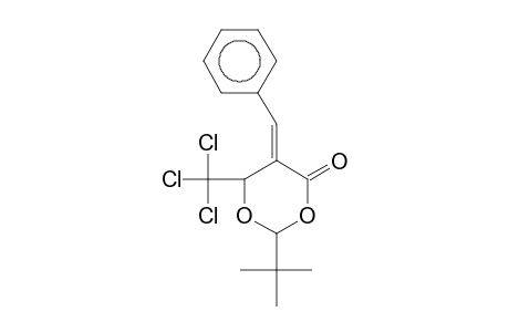 5-BENZYLIDENE-2-tert-BUTYL-6-TRICHLOROMETHYL-[1,3]DIOXAN-4-ONE