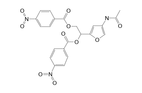 Furan-3-amine, N-acetyl-5-[1,2-bis(4-nitrobenzoyloxy)ethyl]-