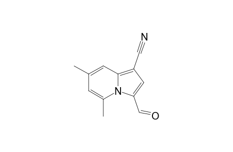 3-formyl-5,7-dimethyl-1-indolizinecarbonitrile