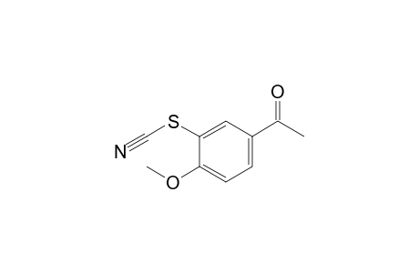 (5-acetyl-2-methoxy-phenyl) thiocyanate