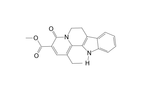 1-Ethyl-4-keto-7,12-dihydro-6H-pyrido[2,1-a]$b-carboline-3-carboxylic acid methyl ester