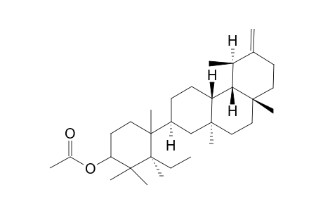 Plucheaursenyl acetate [4,5-seco-18.beta.H-urs-20(30)en-3.beta.-yl acetate]