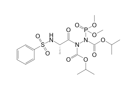 Diisopropyl 1-(Dimethoxyphosphoryl)-2-{(2S)-2-[(phenylsulfonyl)amino]propanoyl}-1,2-hydrazinedicarboxylate