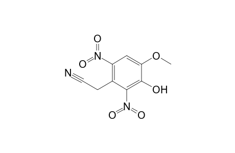 2-(3-hydroxy-4-methoxy-2,6-dinitro-phenyl)acetonitrile