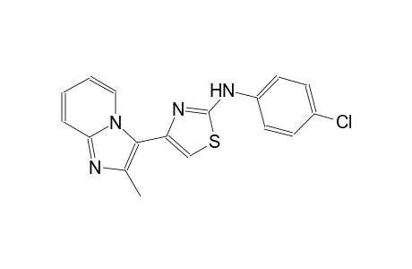 2-thiazolamine, N-(4-chlorophenyl)-4-(2-methylimidazo[1,2-a]pyridin-3-yl)-