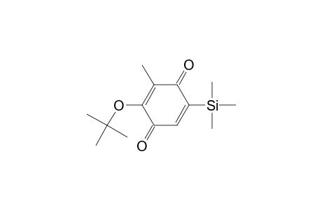 2-tert-Butoxy-3-methyl-5-(trimethylsilyl)cyclohexa-2,5-diene-1,4-dione