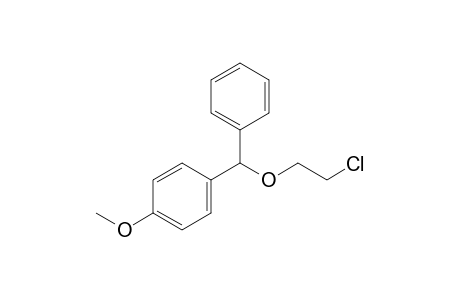 (2-chloroethoxy)(p-methoxyphenyl)phenylmethane