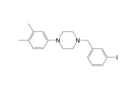 1-(3,4-Dimethylphenyl)-4-(3-iodobenzyl)piperazine