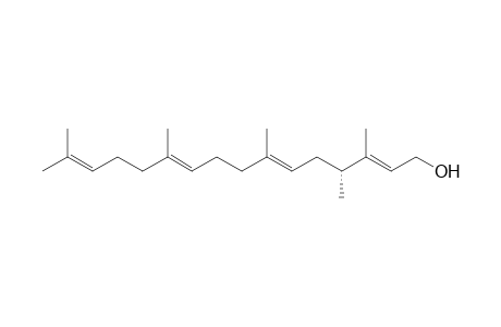 (4R)-3,4,7,11,15-pentamethylhexadeca-2,6,10,14-tetraen-1-ol