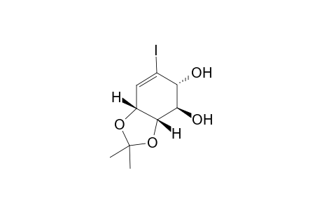 (3aS,4R,5R)-6-Iodo-2,2-dimethyl-3a,4,5,7a-tetrahydro-1,3-benzodioxole-4,5-diol