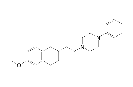 4-[2-(6-Methoxy-1,2,3,4-tetrahydronaphthalen-2-yl)ethyl]-1-phenylpiperazine