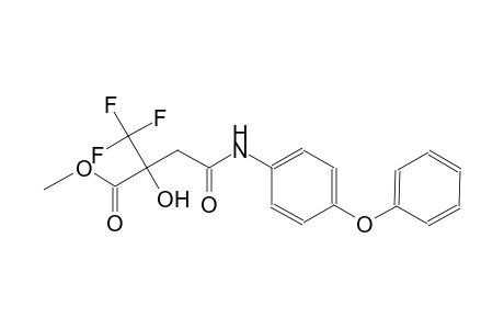 methyl 2-hydroxy-4-oxo-4-(4-phenoxyanilino)-2-(trifluoromethyl)butanoate