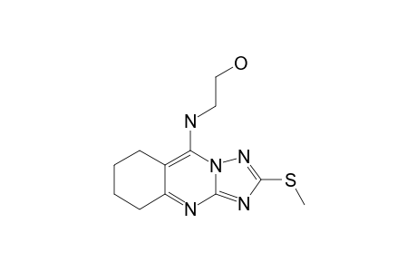 5-(2-HYDROXYETHYLAMINO)-2-METHYLTHIO-6,7,8,9-TETRAHYDRO-1,2,4-TRIAZOLO-[5,1-B]-QUINAZOLINE