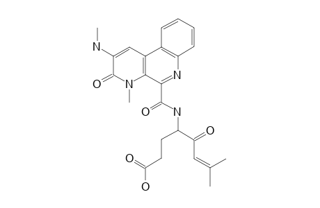 1-N-METHYL-3-METHYLAMINO-[N-BUTANOIC-ACID-3'-(9'-METHYL-8'-PROPEN-7'-ONE)-AMIDE]-BENZO-[F]-[1,7]-NAPHTHYRIDINE-2-ONE