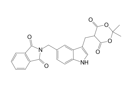 3-[(2,2-Dimethyl-4,6-dioxo-1,3-dioxolan-5-yl)methyl]-5-[(1,3-dioxoisoindol-2-yl)methyl]indole