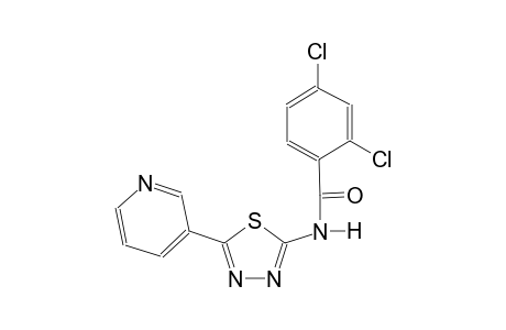 2,4-dichloro-N-[5-(3-pyridinyl)-1,3,4-thiadiazol-2-yl]benzamide