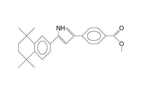 Benzoic acid, 4-[5-(5,6,7,8-tetrahydro-5,5,8,8-tetramethyl-2-naphthalenyl)-1H-pyrrol-3-yl]-, methyl ester