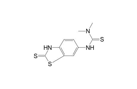 Benzothiazole-2(3H)-thione, 6-(1,1-dimethylthioureido)-