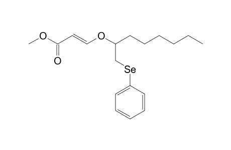 (E)-3-[1-(phenylseleno)octan-2-yloxy]-2-propenoic acid methyl ester