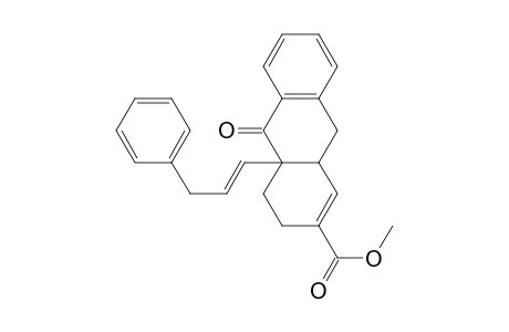 2-Anthracenecarboxylic acid, 3,4,4a,9,9a,10-hexahydro-10-oxo-4a-(3-phenyl-1-propenyl)-, methyl ester