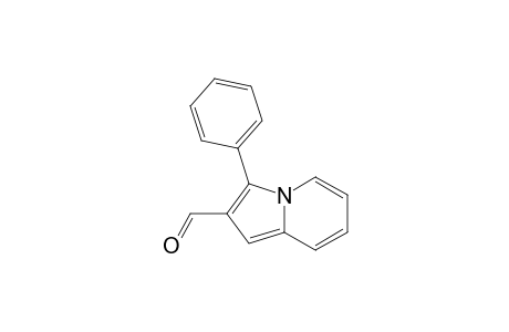 2-Indolizinecarboxaldehyde, 3-phenyl-