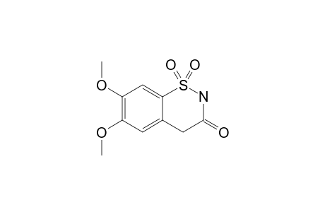 6,7-DIMETHOXY-1,2-BENZOTHIAZIN-3(4H)-ON-1,1-DIOXID