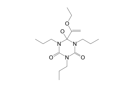 6-(1-ETHOXYVINYL)-6-HYDROXY-1,3,5-TRIPROPYLHYDRO-1,3,5-TRIAZINE-2,4-DIONE