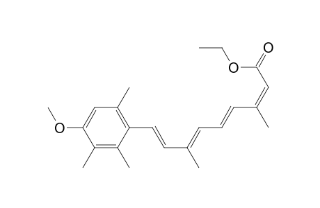 2,4,6,8-Nonatetraenoic acid, 9-(4-methoxy-2,3,6-trimethylphenyl)-3,7-dimethyl-, ethyl ester, (Z,E,E,E)-