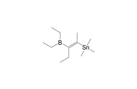 Borane, diethyl[1-ethyl-2-(trimethylstannyl)-1-propenyl]-
