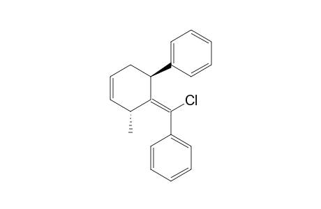 4-[(Z)-alpha-Chlorobenzyliden]-rel-3-methyl-trans-5-phenyl-1-cyclohexene