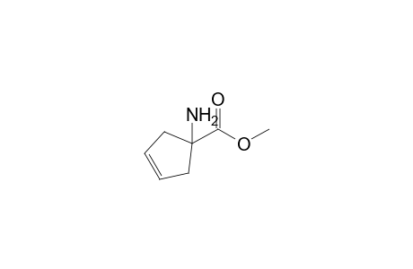 1-amino-1-cyclopent-3-enecarboxylic acid methyl ester