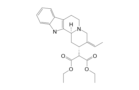 2-[(2S,3Z,12bS)-3-ethylidene-2,4,6,7,12,12b-hexahydro-1H-pyrido[2,1-a]$b-carbolin-2-yl]malonic acid diethyl ester
