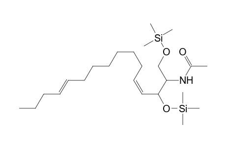 Acetamide, N-[2-[(trimethylsilyl)oxy]-1-[[(trimethylsilyl)oxy]methyl]-3,11-pentadecadienyl]-