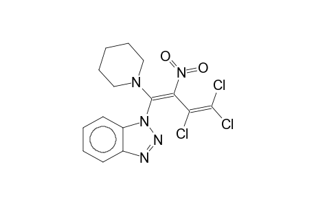 1-(1H-Benzotriazol-1-yl)-3,4,4-trichloro-2-nitro-1-piperidino-1,3-butadiene