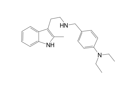 N,N-diethyl-4-[[2-(2-methyl-1H-indol-3-yl)ethylamino]methyl]aniline