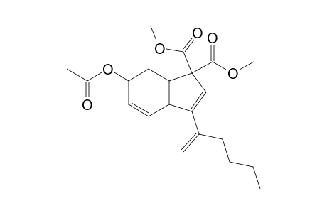 Dimethyl 3-Acetoxy-7-(hex-1-en-2-yl)bicyclo[4.3.0]nona-4,7-dien-9,9-dicarboxylate