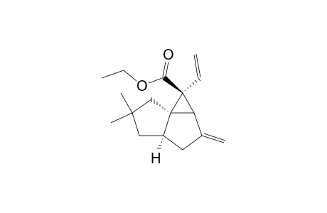 (1.alpha.,6.alpha.)-8,8-dimethyl-2.beta.-carbethoxy-2.alpha.-vinyl-4-methylenetricyclo[4.3.0.0(1,3)]nonane-exo