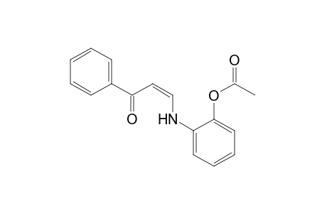 cis-3-(o-hydroxyanilino)acrylophenone, acetate (ester)