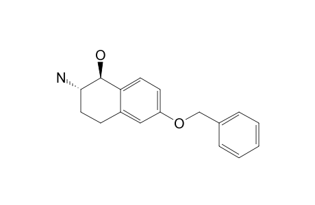 TRANS-2-AMINO-6-BENZYLOXY-1,2,3,4-TETRAHYDRO-1-NAPHTHALENOL