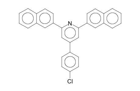 4-(4-Chlorophenyl)-2,6-di(2-naphthyl)pyridine