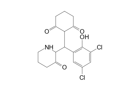 2-[3,5-dichloro-alpha-(2,6-dioxocyclohexyl)salicyl]-3-piperidone