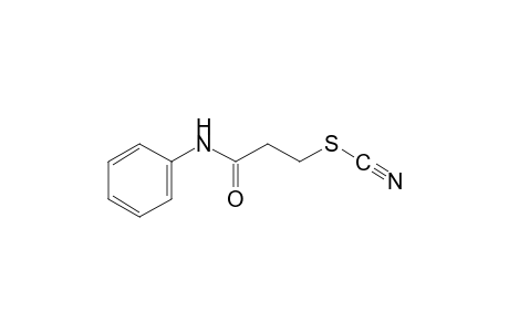 thiocyanic acid, 2-(phenylcarbamoyl)ethyl ester