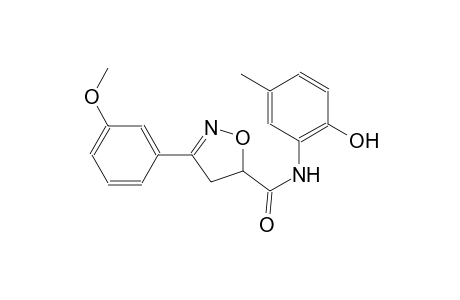 5-isoxazolecarboxamide, 4,5-dihydro-N-(2-hydroxy-5-methylphenyl)-3-(3-methoxyphenyl)-