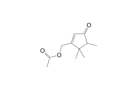 (4,5,5-trimethyl-3-oxo-cyclopenten-1-yl)methyl acetate